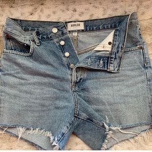 AGOLDE Reese Relaxed Denim Shorts